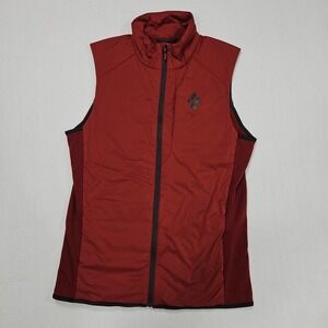 Black Diamond First Light Hybrid Vest Mens M Red Merino Wool Softshell Insulated